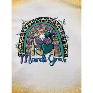 Little Kids Mardi Gras Shirt Girls Size 4T Polyester
